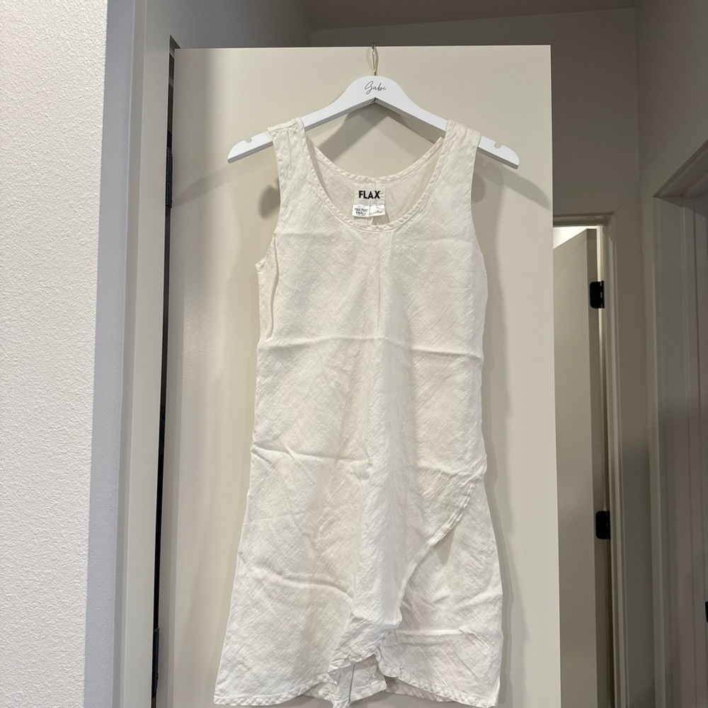 FLAX Ivory Linen Dress